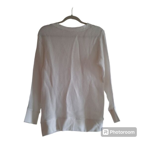 Helmut Lang Mesh Knit Sweater Top - Picture 3 of 5